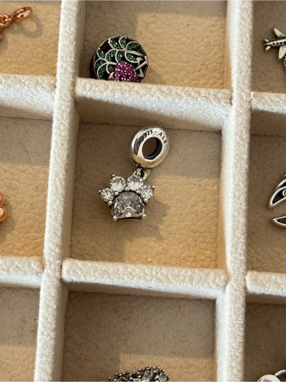 Pandora paw charm